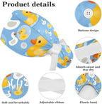 Scrub Cap with Hair Scrunchy, Ponytail Holder Surgical Cap - Image 4