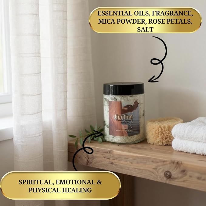 Healing Bath Salts – Dead Sea Salt Bath Soak - Image 2
