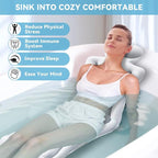Full Body Bath Pillow for Bathtub RUVINCE Ergonomic Luxury Bathtub Pillow - Image 6