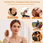 2PCS Meridian Massage Brush, Gua Sha Tool, Body Massage Brush, Wood Therapy - Image 7