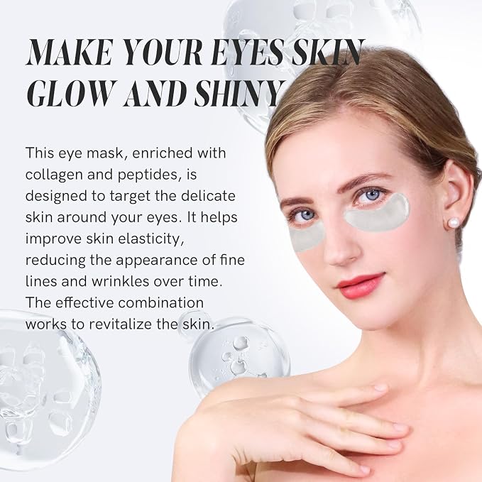 PEAUAMIE Under Eye Patches Collagen and Peptide Eye Mask - Image 3