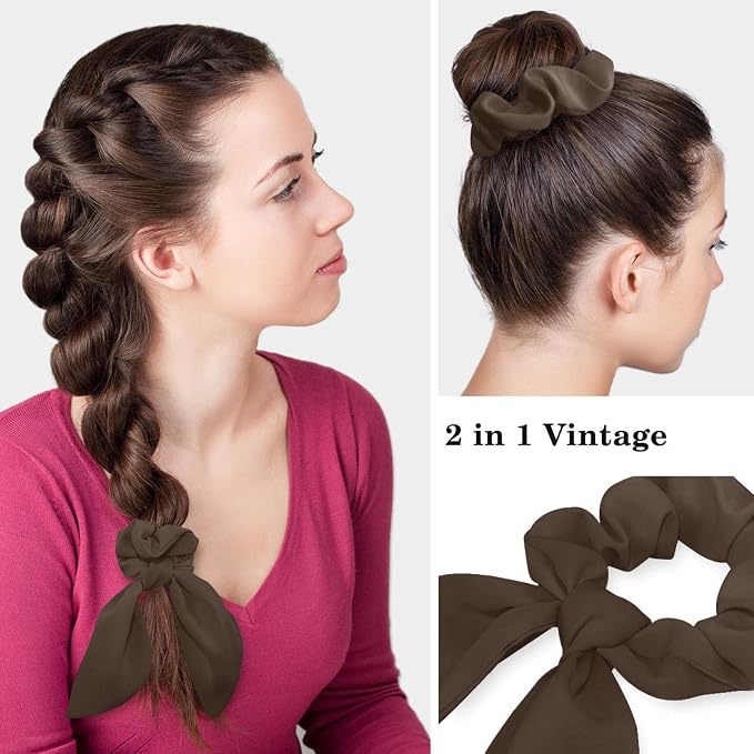 Scrub Cap with Hair Scrunchy, Ponytail Holder Surgical Cap - Image 6