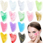 Sherr 16 Pcs Gua Sha Facial Tools Gua Sha Stone Facial Massage Tools Face - Image 8