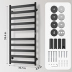 Electric Towel Warmer Rack, 10-Bar Stainless Steel Heated Tower Rack - Image 6