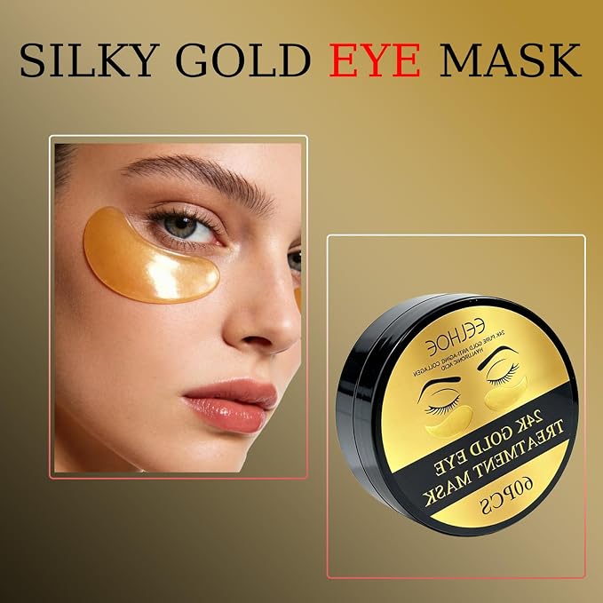 Under Eye Patches 120PCS, 24K Gold Collagen Eye Mask - Image 8