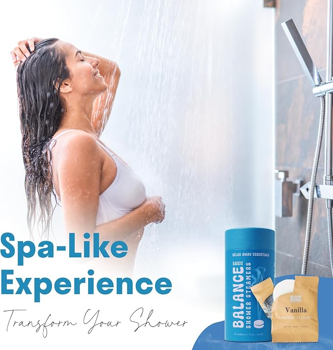 Relax Away Balance Shower Steamers 6 Pack - Image 2