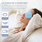 Silk Sleep Mask, Eye Mask for Sleep Women Men, Mulberry Sleeping Mask - Image 5