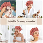 SUNLAND Large Microfiber Hair Drying Caps - Image 5