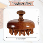 Wooden Scalp Massager & Hair Scrubber - Image 2