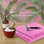 Hand Towels Pink Economy Towels Salon Towels - Image 3