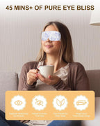 Heated Eye Mask Disposable 24 Pack, 45+ Min Self Heating Steam Eye Mask - Image 2