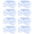 Semato 8 Pcs Blue Spa Headband Bachelorette Party Favor Set Skincare Headbands by Semato
