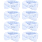 Semato 8 Pcs Blue Spa Headband Bachelorette Party Favor Set Skincare Headbands by Semato
