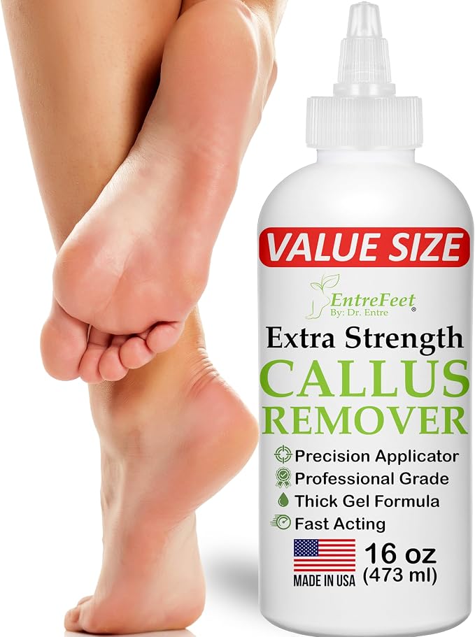 Dr. Entre's 16oz Callus Remover Gel: Extra Strength Value Size, Callus Remover by EntreFeet
