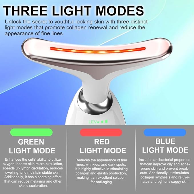 3-Color Light Therapy Facial Sculpting Tool – - Image 4
