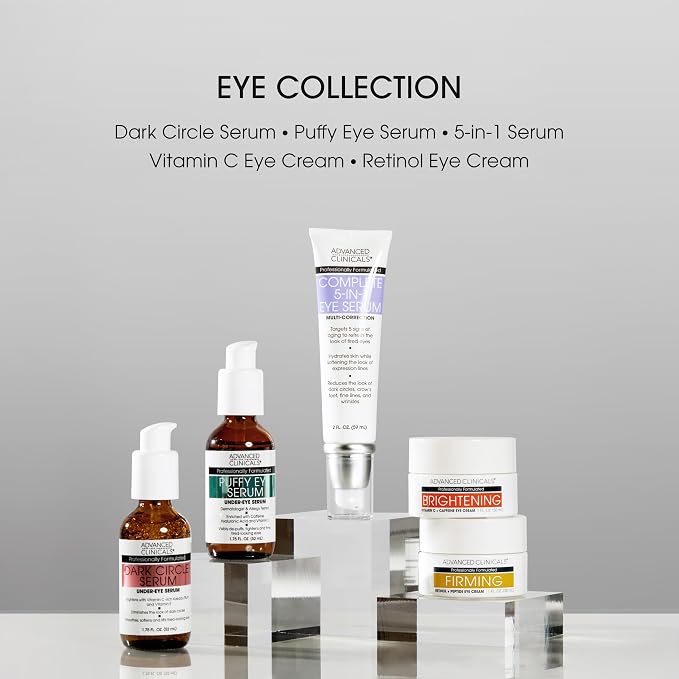 Advanced Clinicals 5-in-1 Eye Serum | Multi-Benefit Visible Anti Aging Under - Image 7