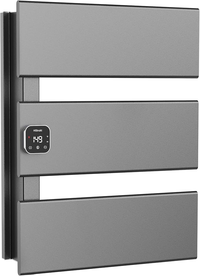 Electric Towel Warmer, Heated Towel Rack by HStruktStore