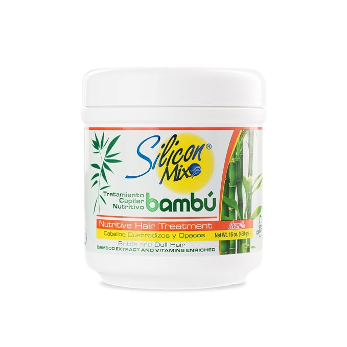 Silicon Mix Bamboo Nourishing Hair Treatment 16 ounces – Deep Conditioning Mask by SiliconMix