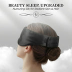 SLEEP SANCTUARY 100% Pure Mulberry Silk Sleep Mask - Image 7