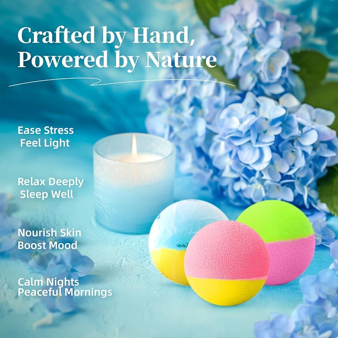 Bath Bomb Gift Set – 10 Handmade Bath Bombs - Image 2