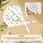 Adjustable Scrub Cap with Buttons & Sweatband, Working Hat with Elastic Tie Back - Image 5