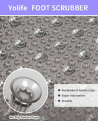 Yolife Shower Foot Scrubber Mat, Anti-Slip Bath Mat - Image 3