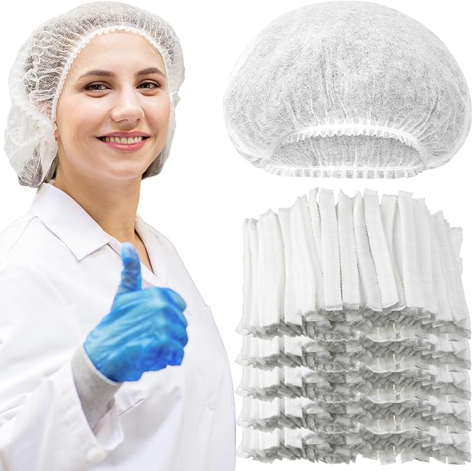 Yahenda 2000 Pcs Disposable Hair Nets Bulk 21 Inch Non Woven Bouffant Caps by Yahenda