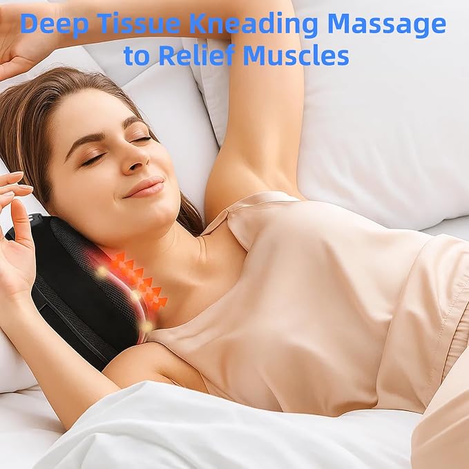 LEERCON Shiatsu Back Massager for Pain Relief Deep Tissue, - Image 3