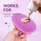 Extra Large Body Makeup Brush for Self Tanner – 115mm Wide Oval Kabuki Body - Image 4