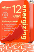 Under Eye Patches 12 Pairs of Themed Hydrogel Eye Gel Pads by EllumaBeauty
