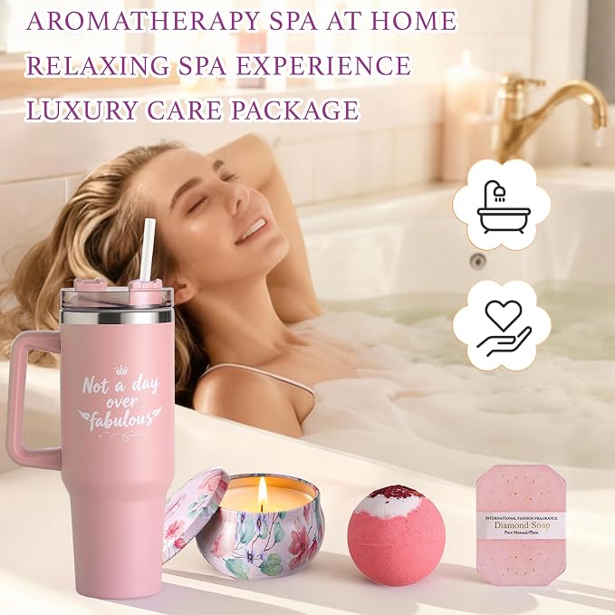 Birthday Gifts for Women – Lavender Spa Gift Basket, Self Care & Get Well Soon - Image 2