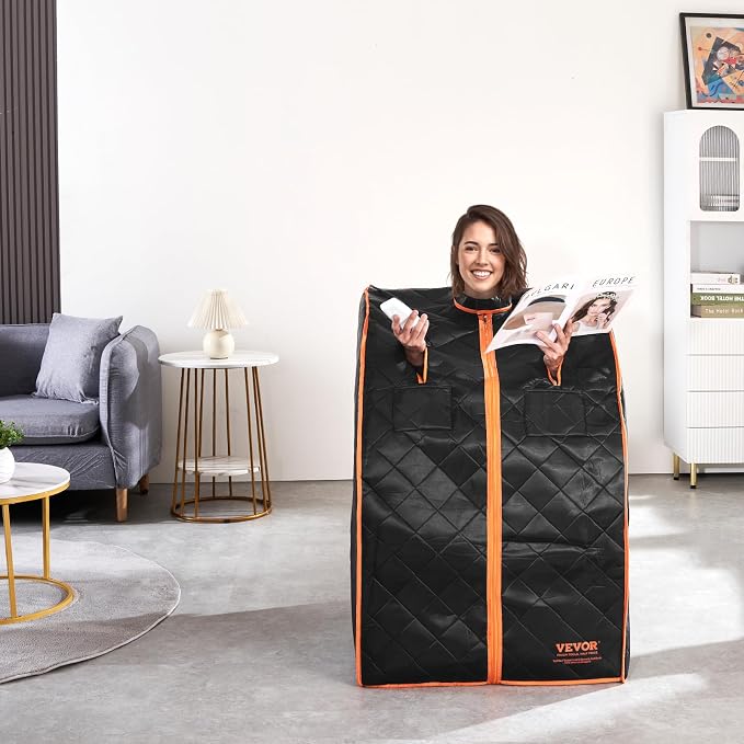 VEVOR Infrared 1050W Portable Sauna Tent Personal Sauna Kit - Image 8