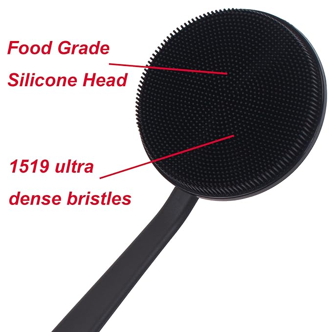 DNC Back Scrubber for Shower, Silicone Shower Brush - Image 2