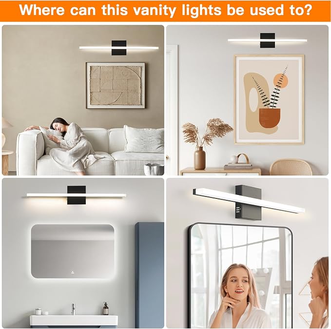 LED Bathroom Vanity Light, 14W Bathroom Mirror Light Fixtures, 3 Color - Image 7