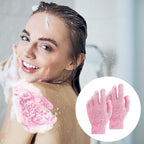 Sibba 2Pcs Exfoliating Wash Gloves Dual Texture Bath Gloves - Image 7