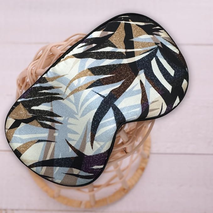 Maxfeel Feel 100% Pure Silk Eye Mask Sleep Eye Mask Eye Cover Eyeshade Sleeping - Image 5