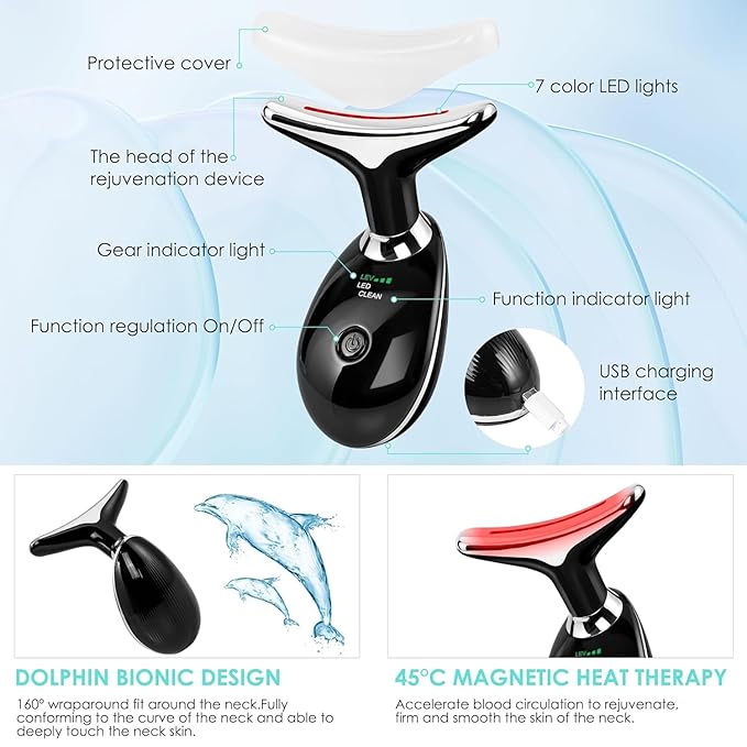 Facial Massager Red-Light-Therapy-for-Face and Neck, Face  culpting Wand - Image 5