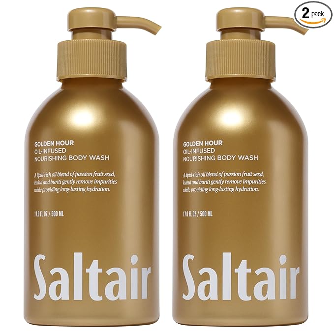 Saltair Body Wash 2-Pack – Moisturizing Body Wash by Saltair