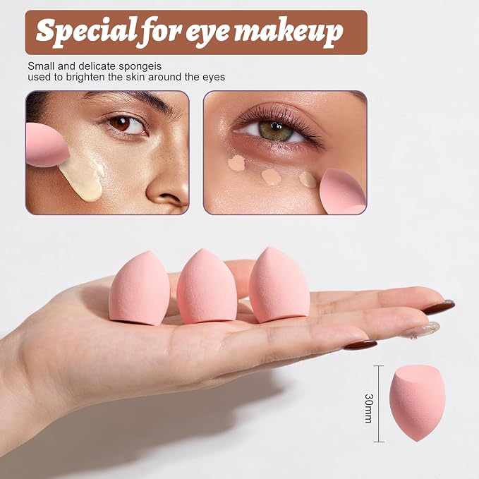 Makeup Sponge Set BS-MALLTriangle Puff 14 Pcs - Image 3