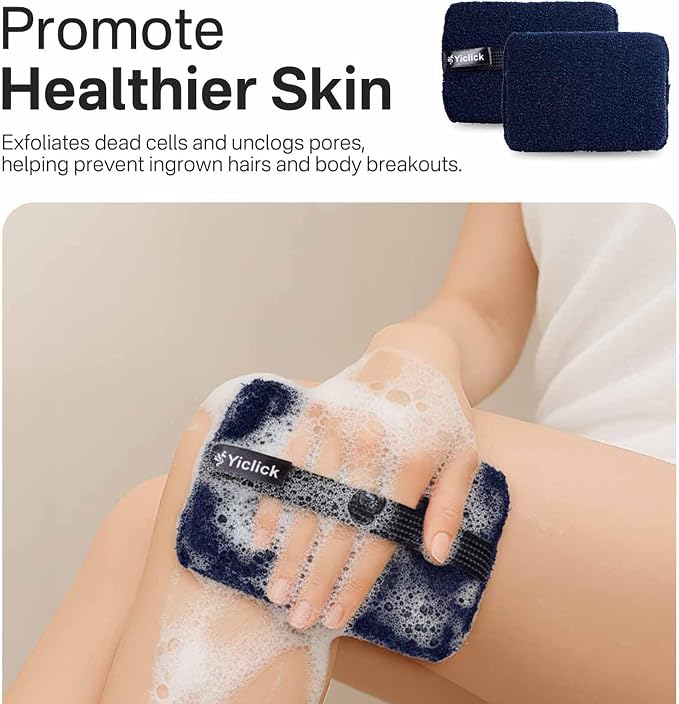 Yiclick Exfoliating Body Scrubber, Body Exfoliator Scrubber, Exfoliating Sponge - Image 4