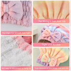 2PCS Super Absorbent Hair Towel Wrap - Image 3