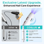 COSLUS Cordless Nail Drill Electric C41: 2-in-1 Nail File - Image 3