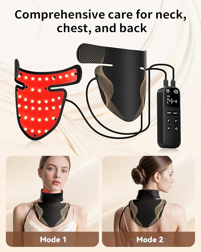 Red Light Therapy for Face, LED Light Therapy Mask Skin Care Mask & Neck - Image 3