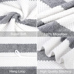 JML Large Bath Towels Set of 2, Microfiber Bath Towel - Image 4