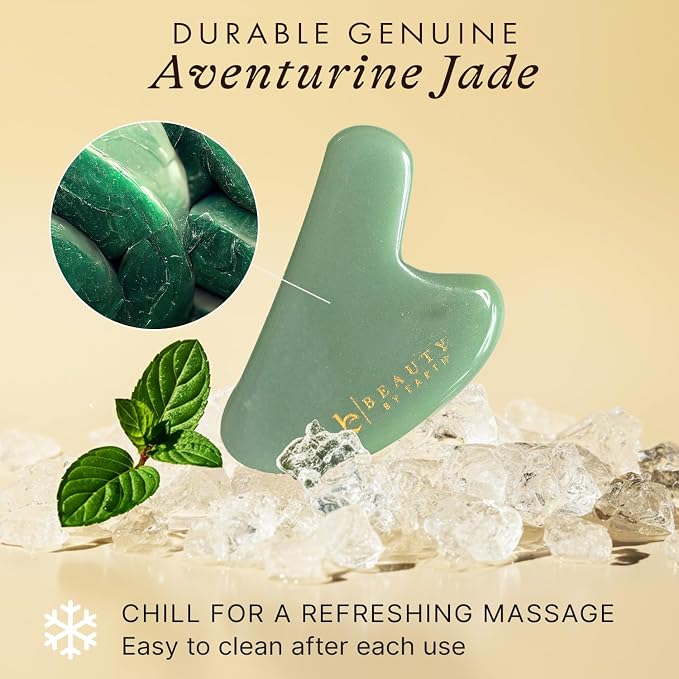 Beauty by Earth Jade Gua Sha Facial Tools - Image 5