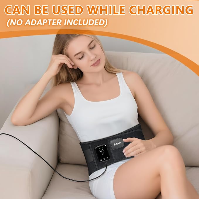 Joyset Cordless Heating Pad for Back Pain Relief, 47-60" Lower Back Massager - Image 6