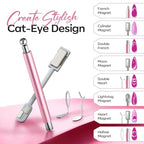 modelones Cat Eye Gel Polish Nail Magnet, 3-in-1 Cat Eye Magnet Pen & - Image 5