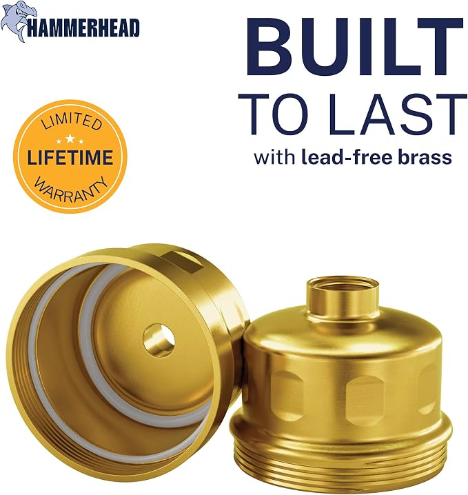 HammerHead Showers® Solid Metal Shower Head Filter – KDF 55 Shower Filter - Image 4