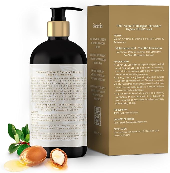 Organic Jojoba Oil 16 oz - Image 2