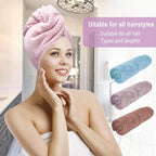 3 Pack Microfiber Hair Towel Wrap - Image 6